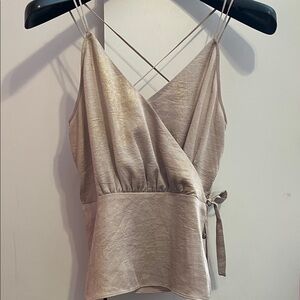 Express Shimmering Beige Camisole
